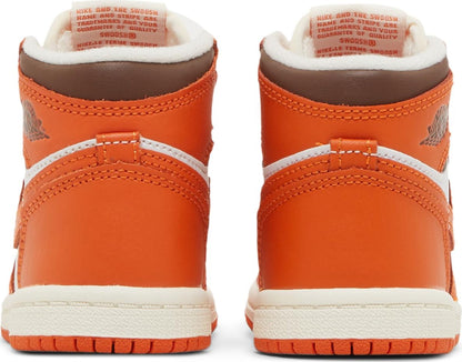 Nike Toddlers Retro 1 High Og Td 'Starfish ' Shoes