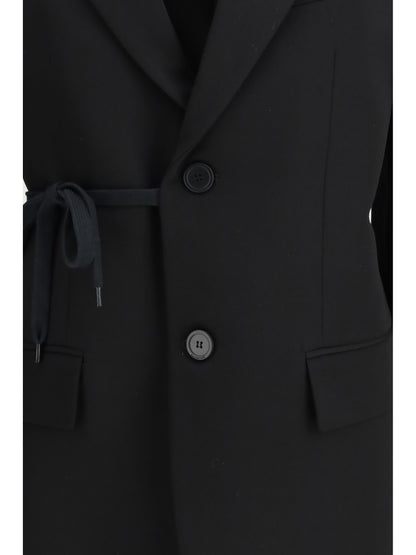 Tailored Jacket Barathea Wool Black
