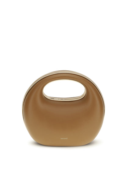 Rigid Handbag Camel Calf Leather