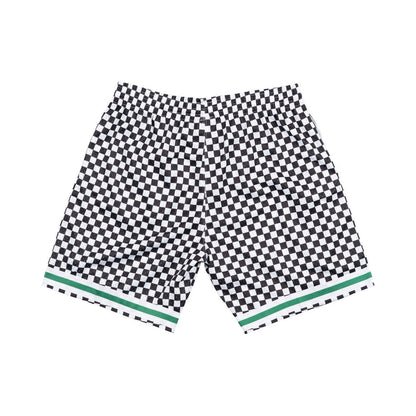 Mitchell & Ness Men's NBA Checked Swingman Shorts Boston Celtics White