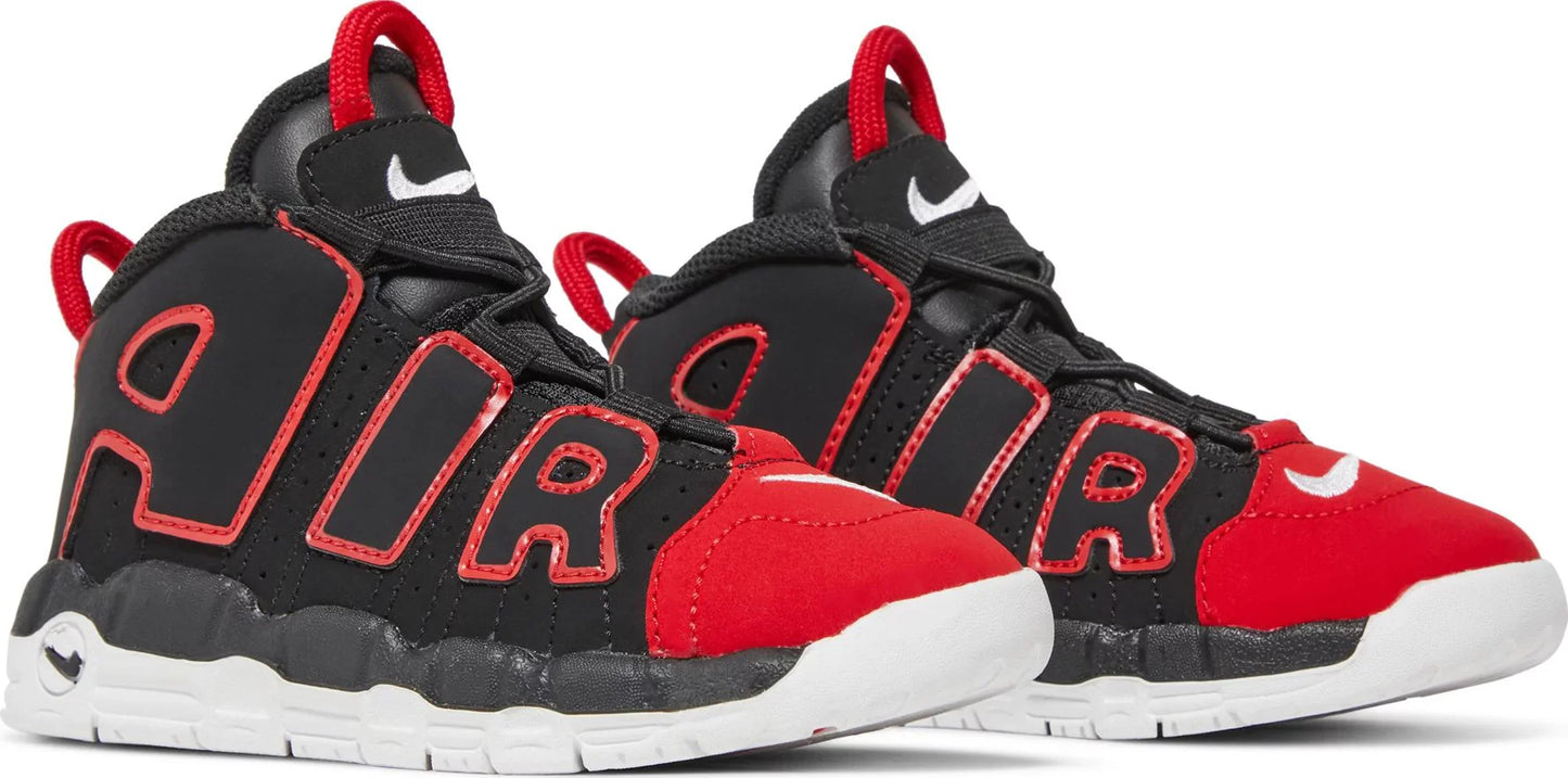 Nike Toddlers Air More Uptempo 96 'Red Toe Td' Sneakers
