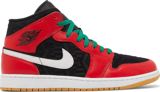 Black/Fire Red/White/Malachite-