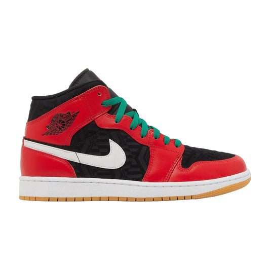 Air Jordan Men's Retro 1 Mid Se 'Christmas' Sneakers