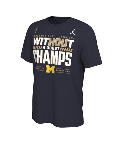 Nike Men's Michigan 2023 National Champions Locker Room T-Shirt T-Shirts