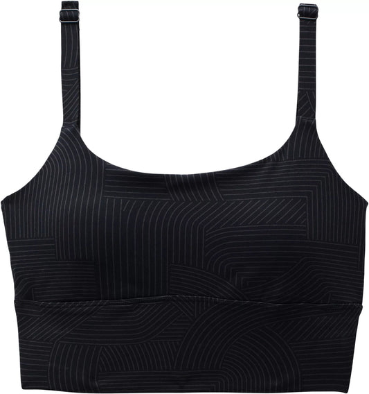 Prana Women's Luxara Scoop Removable Modesty Cups Bra Upf 50+ Bralette