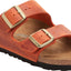 burnt orange/oiled leathe