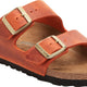 burnt orange/oiled leathe