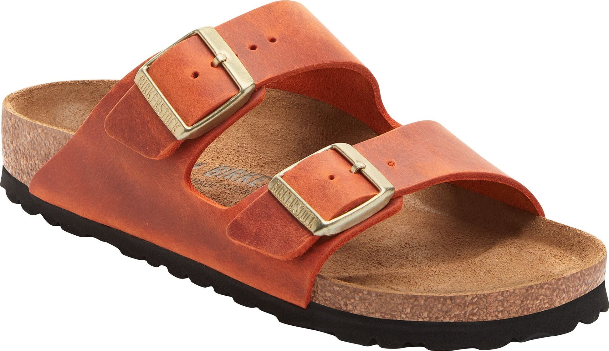 burnt orange/oiled leathe-