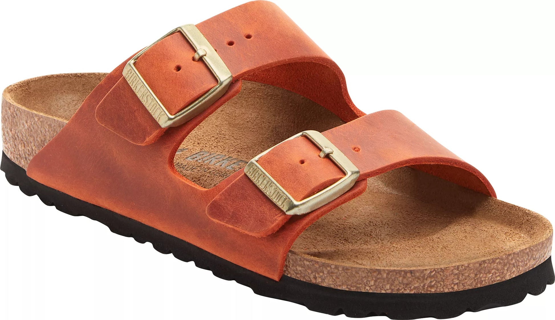 burnt orange/oiled leathe-