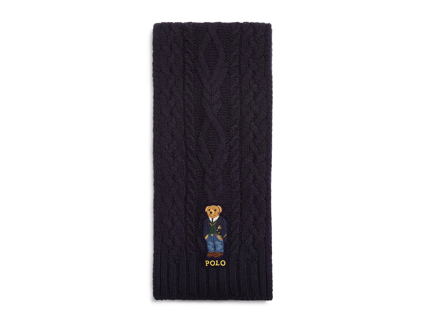 Polo Ralph Lauren Adult Aran St. Andrew Bear Scarf