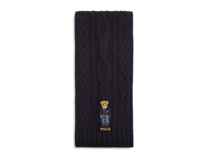 Polo Ralph Lauren Adult Aran St. Andrew Bear Scarf