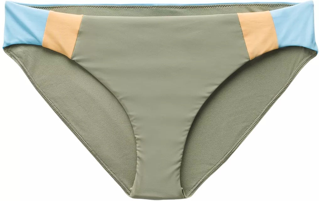 Prana Women's Tulum Color Block Swimsuit Upf 50+ Quick Dry Stretch