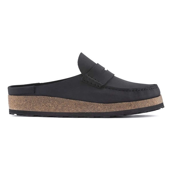 Black oil Leather-