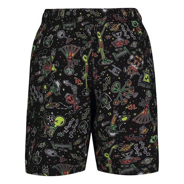 Under Armour Youth Boys' Alien Swim Trunks - Black