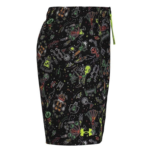 Under Armour Youth Boys' Alien Swim Trunks - Black
