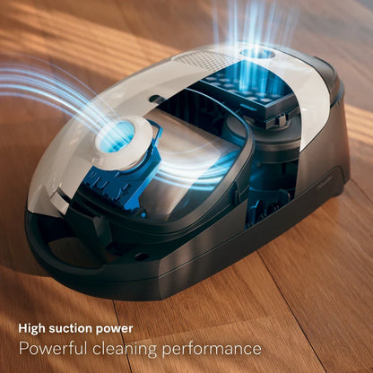 Miele Classic C1 Cat & Dog Pet Canister Vacuum Cleaner in Stainless Steel White