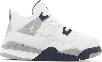 Air Jordan Toddlers Retro 4 'Midnight Navy' Td Sneakers