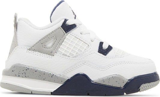 Air Jordan Toddlers Retro 4 'Midnight Navy' Td Sneakers