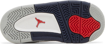 Air Jordan Toddlers Retro 4 'Midnight Navy' Td Sneakers