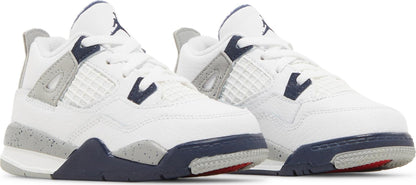Air Jordan Toddlers Retro 4 'Midnight Navy' Td Sneakers