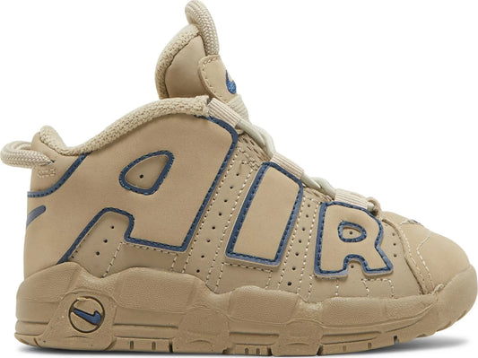 Nike Toddlers Air More Uptempo 'Limestone Valerian Blue Td' Sneakers
