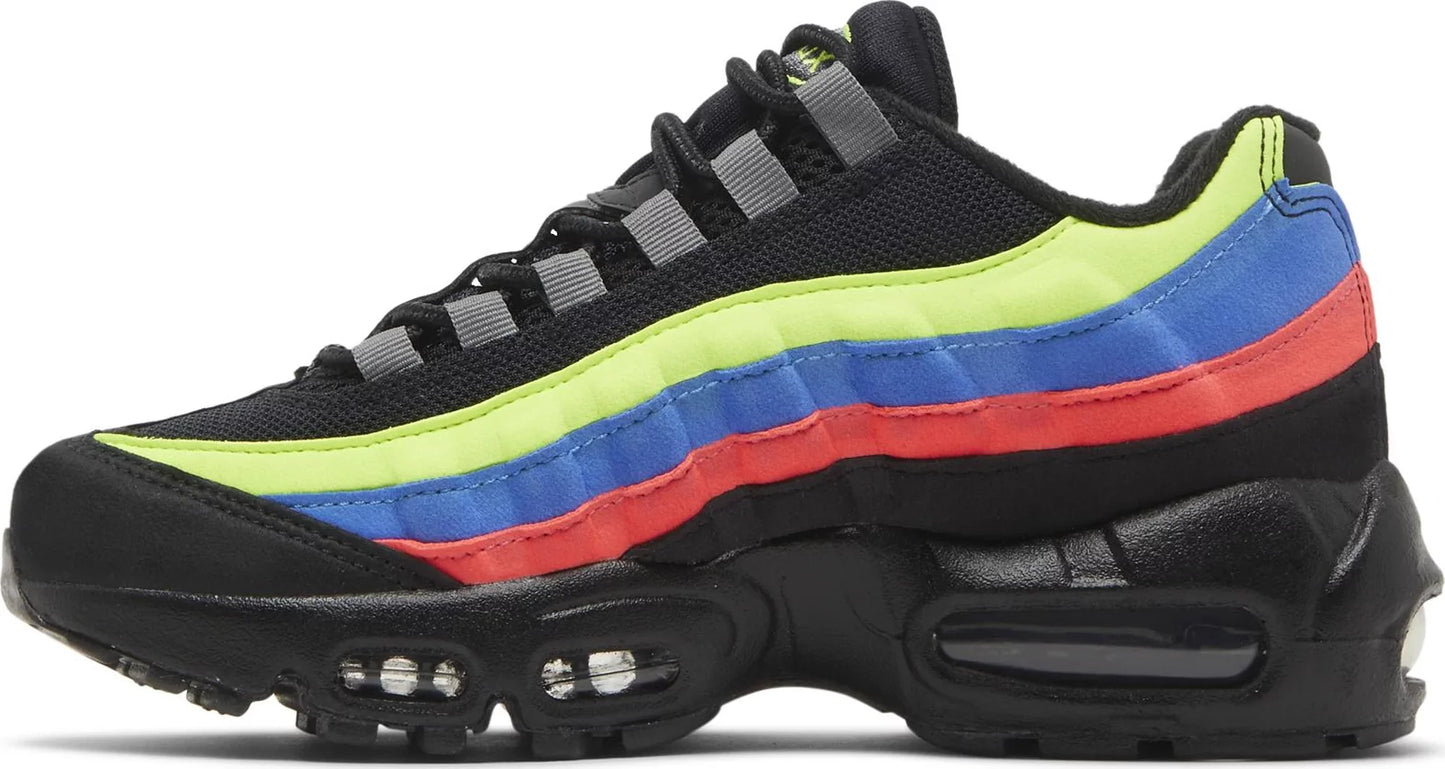 Nike Grade School Air Max 95 'Black Neon Gs' Sneakers