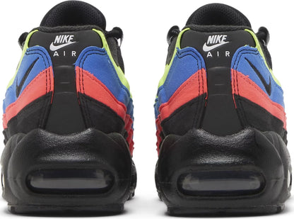Nike Grade School Air Max 95 'Black Neon Gs' Sneakers