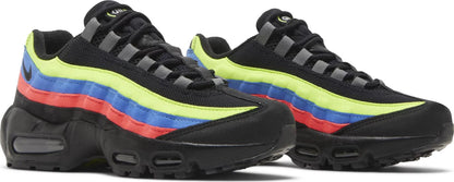 Nike Grade School Air Max 95 'Black Neon Gs' Sneakers
