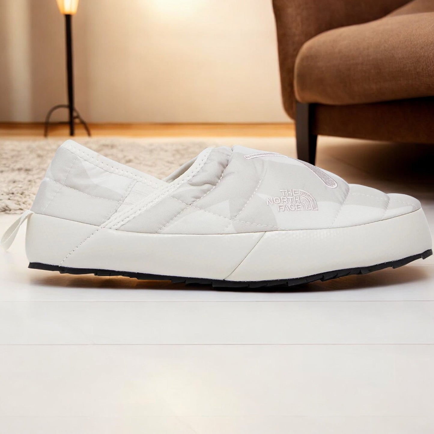 The North Face Women's Thermoball Traction Mule Vp 'Kaws Moonlight Ivory D2 Nuptse Print W' Mules