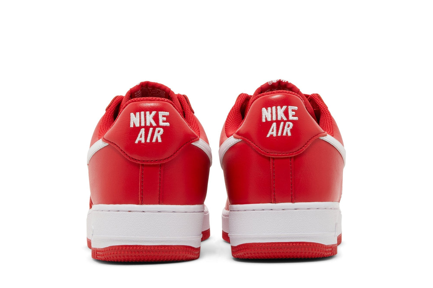 Nike Men's Air Force 1 Low Retro Qs 'Color Of The Month University Red White' Sneakers