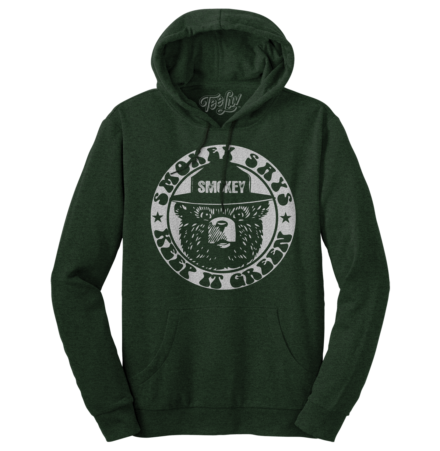 Smokey "Keep it Green" Pullover Hooded Sweatshirt - Green