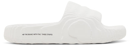 [HQ4672] Mens adidas Adilette 22 'Crystal White / Crystal White / Core Black'