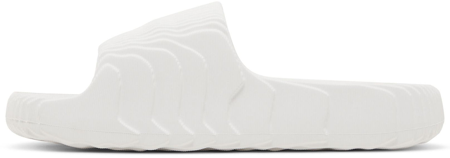 [HQ4672] Mens adidas Adilette 22 'Crystal White / Crystal White / Core Black'