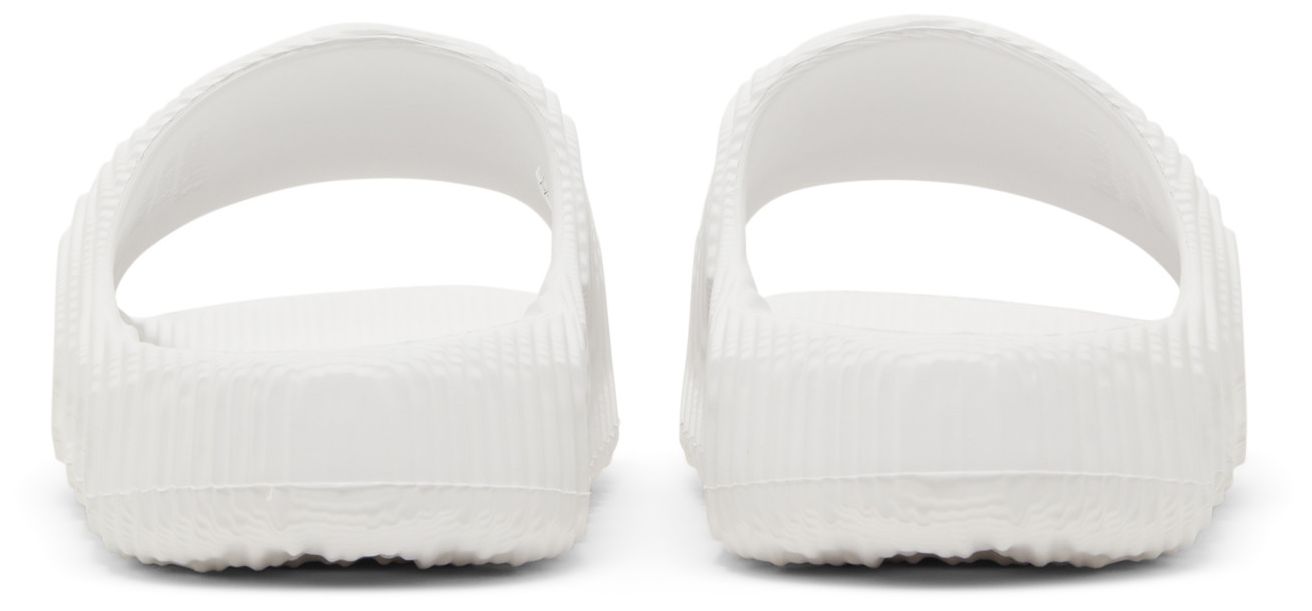 [HQ4672] Mens adidas Adilette 22 'Crystal White / Crystal White / Core Black'
