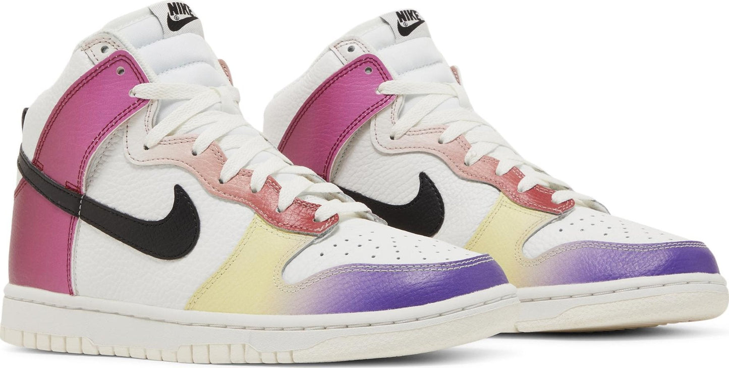 Nike Women's Dunk High 'Multi-Color Gradient' Sneakers