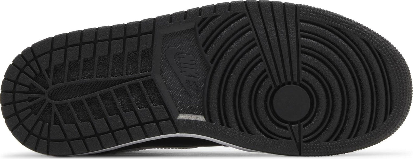 Air Jordan Women's Retro 1 Mid 'Black White' Sneakers