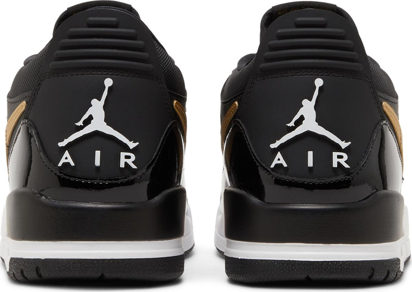 Black/Metallic Gold-White-