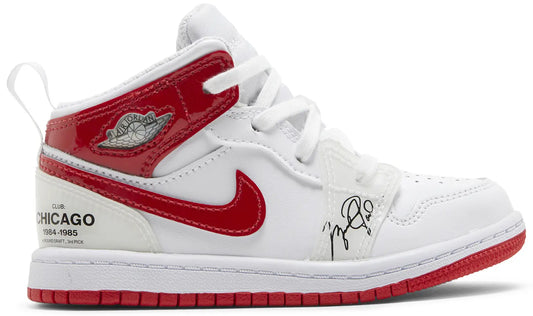 Air Jordan Toddlers Retro 1 Mid Ss 'Rookie Season' Td Sneakers