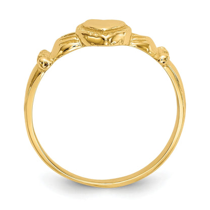 10K Gold Claddagh Ring