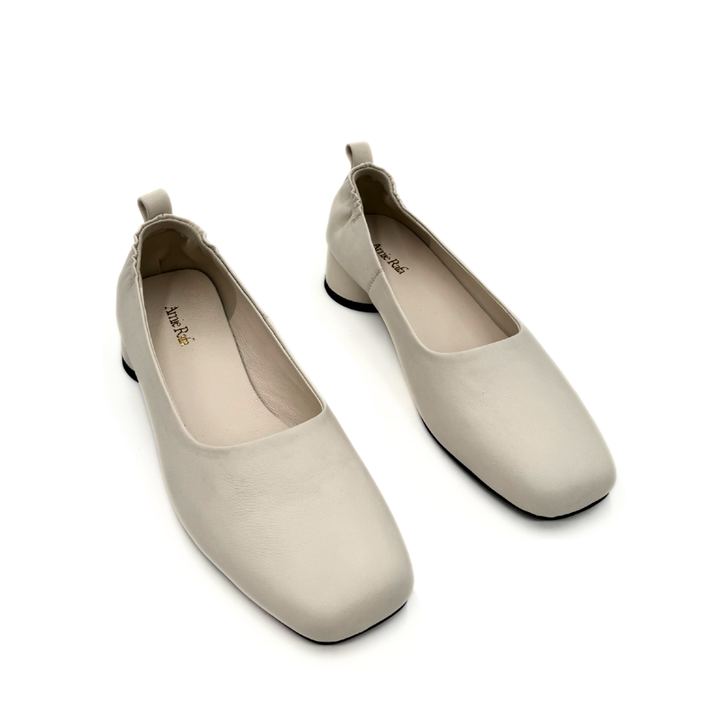 Planner Mini Block Heel - Beige