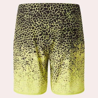 Oakley Men's Session RC 19" Boardshort - Gradient Crackle Bk/Yl