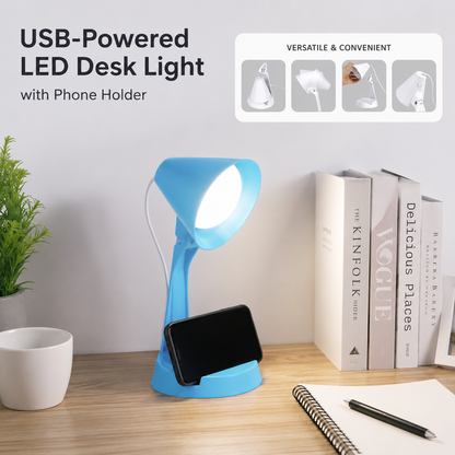 Desk Light with Phone Holder-