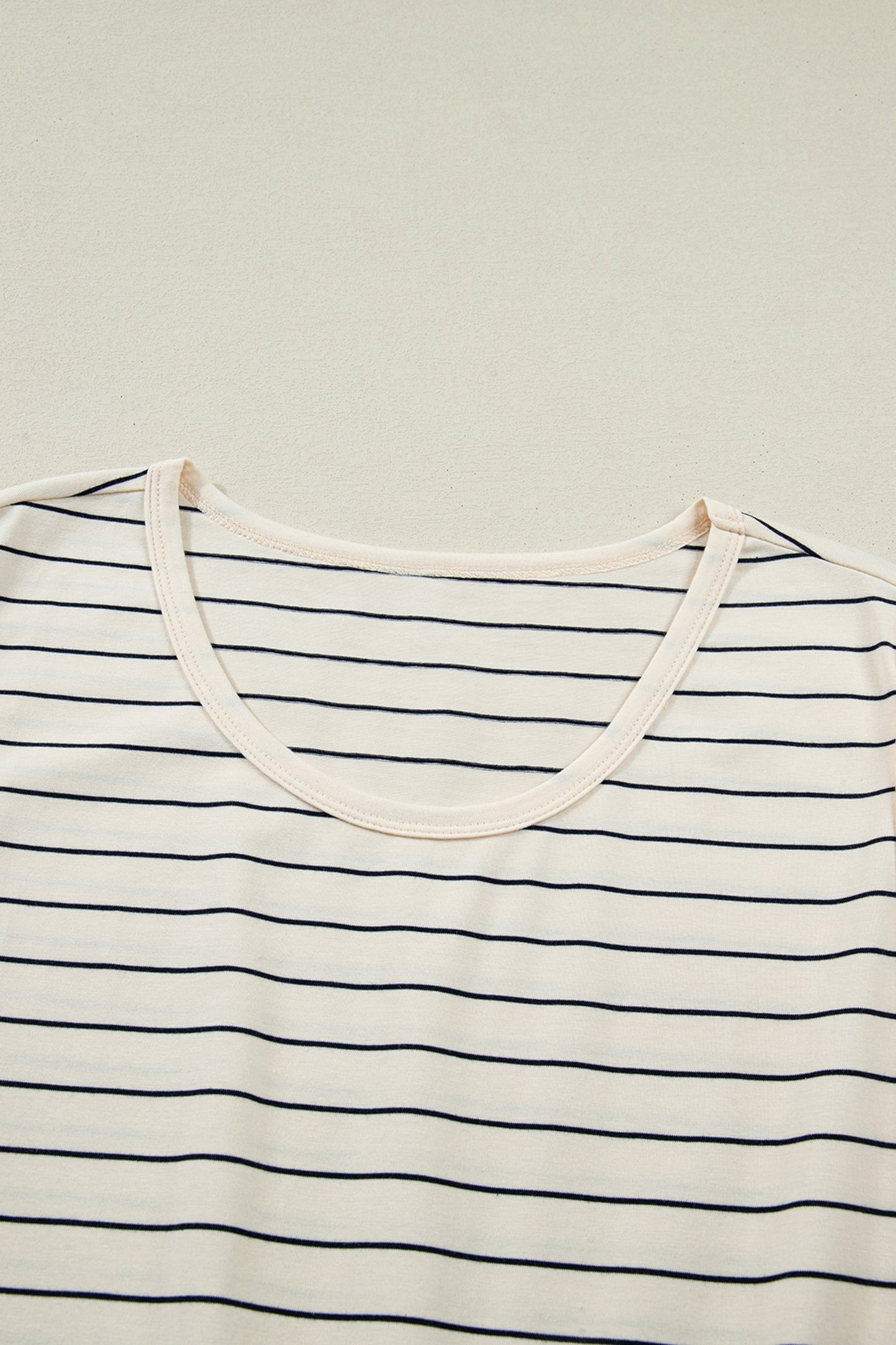 Threaded Pear Mabel Stripe Drawstring Tunic Tank