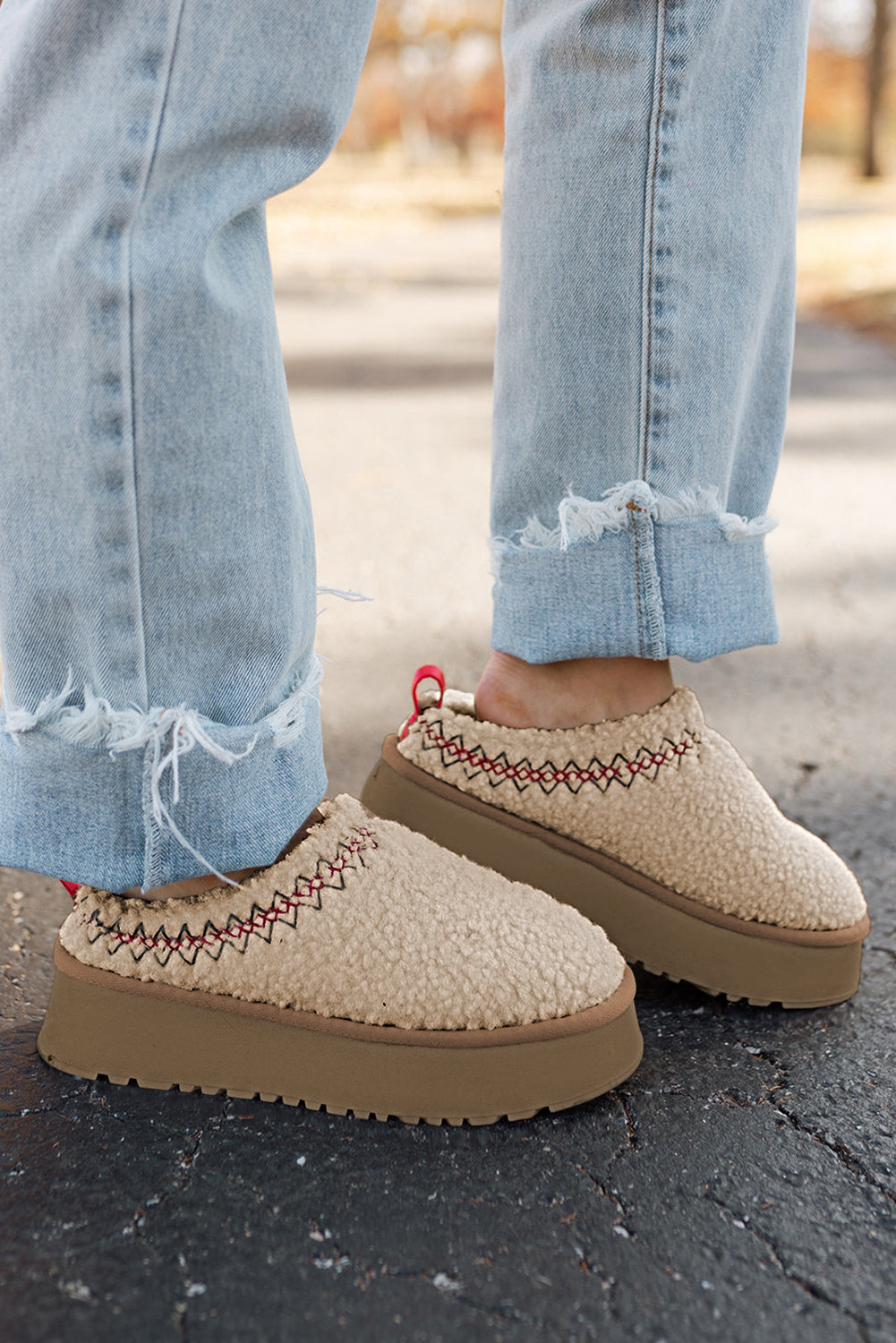 Threaded Pear Olivia Thick Sole Snow Boots