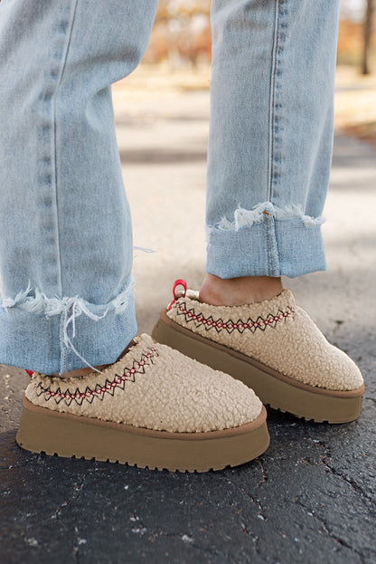 Threaded Pear Olivia Thick Sole Snow Boots