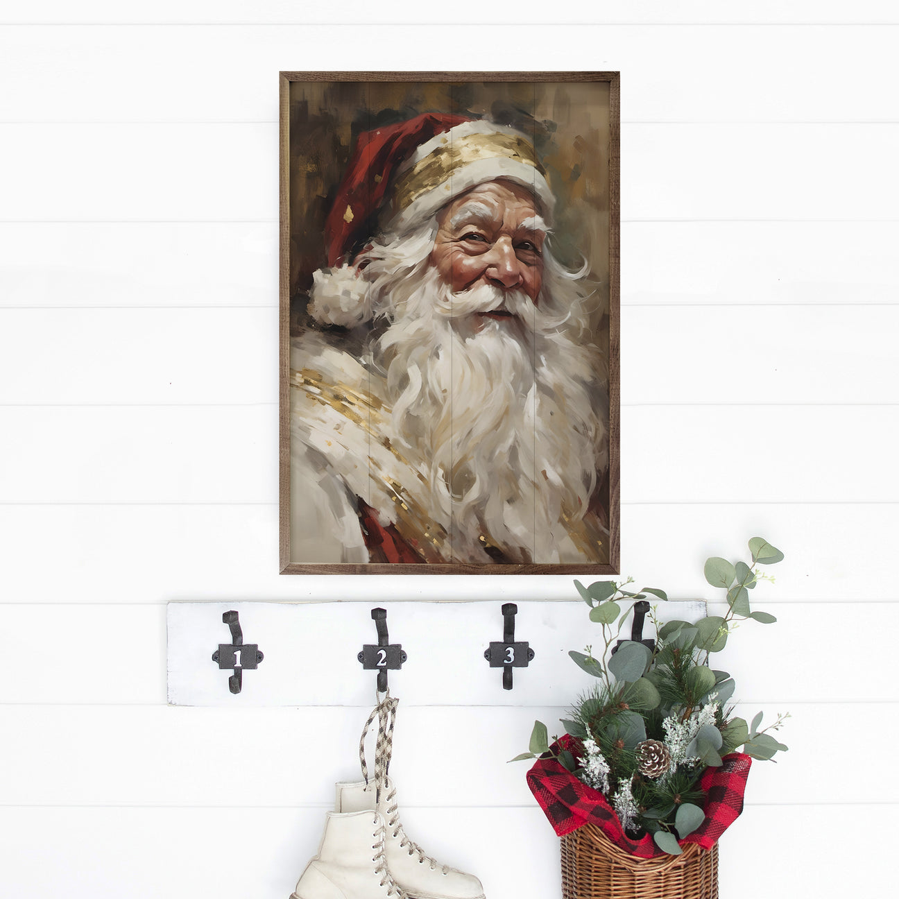 Kendrick Home Santa In Red with Gold