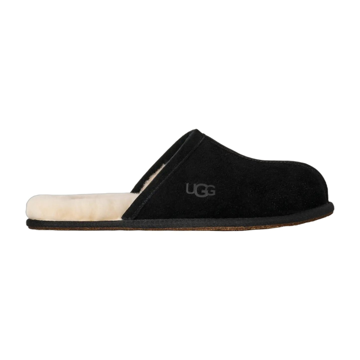[1101111-blk] Mens Ugg Scuff Slipper 'black' - Black