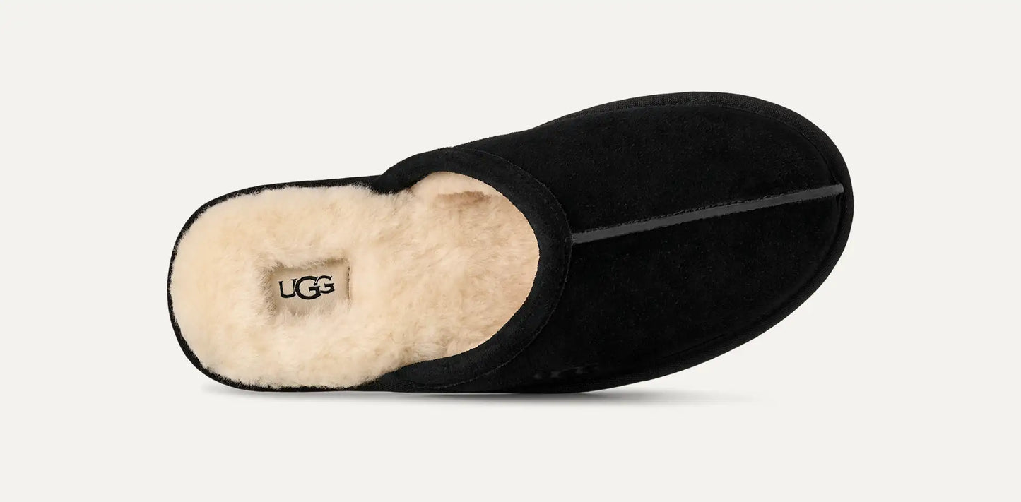 [1101111-blk] Mens Ugg Scuff Slipper 'black' - Black