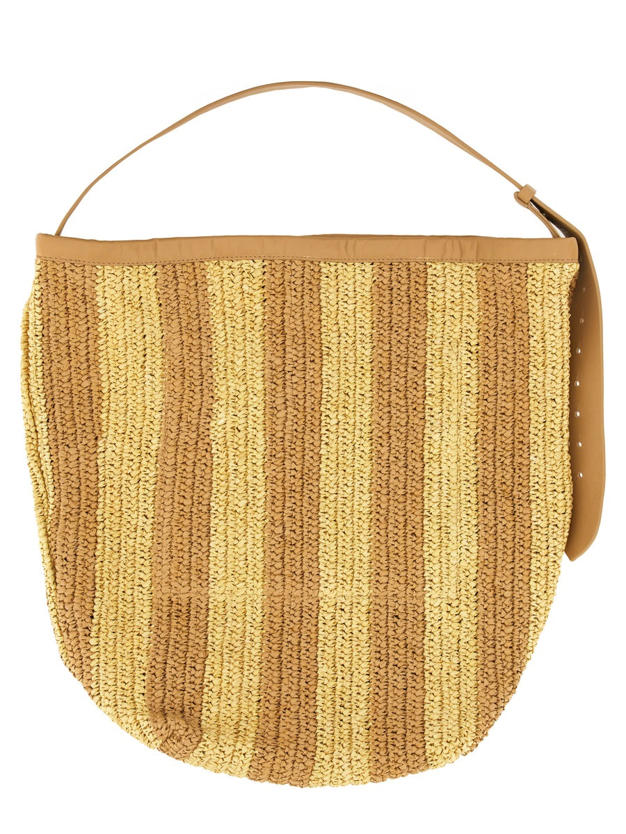 Handbag Straw Beige