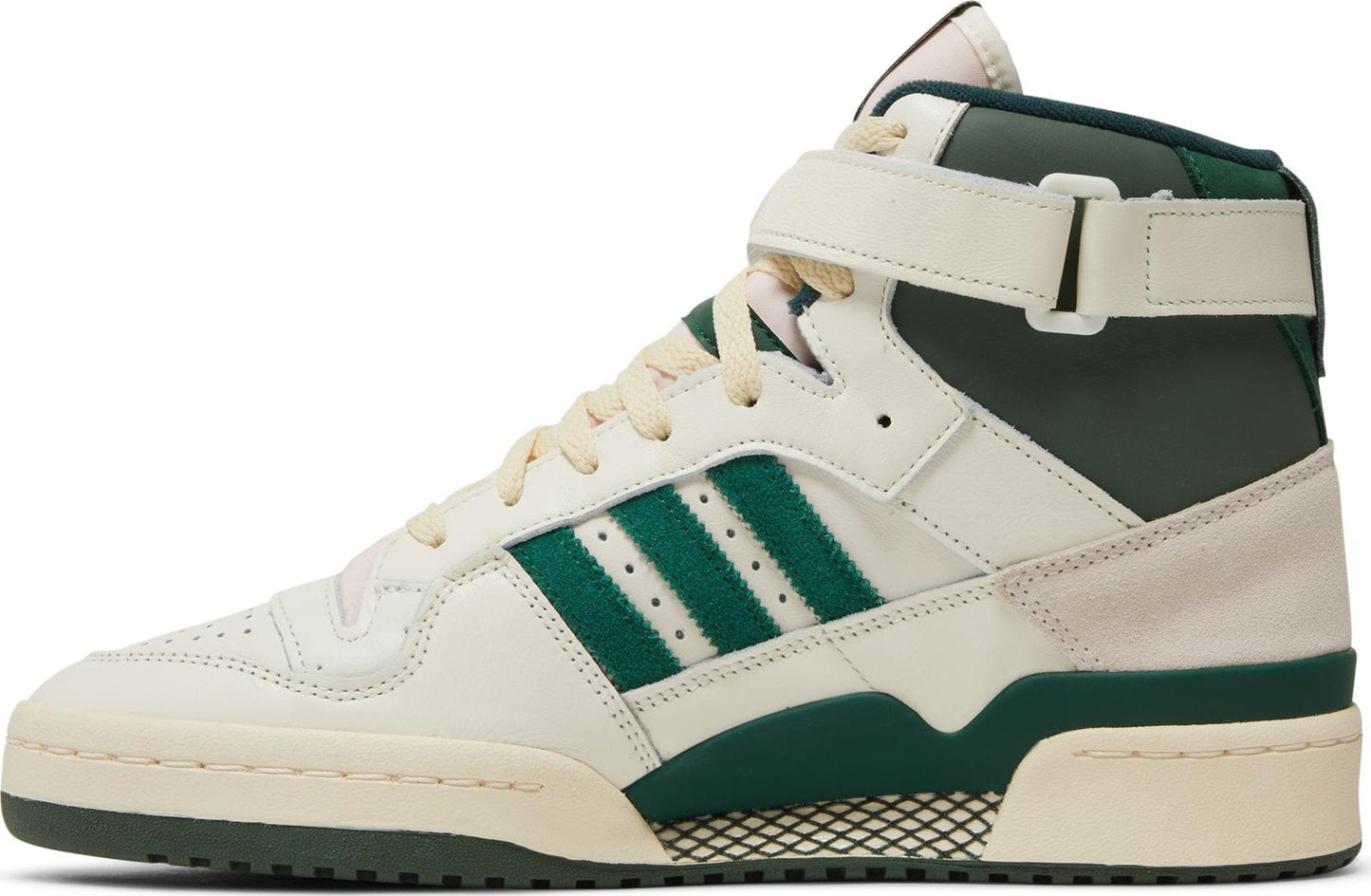 adidas Men's Forum 84 'Off White Dark Green' Sneakers